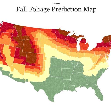 This Fall Foliage Map Predicts When The Leaves Will Change Foliage