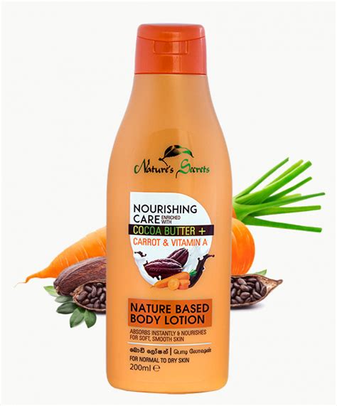 Nourishing Care Body Lotion Carrot Nature’s Beauty Creations Ltd Sustainable Beauty