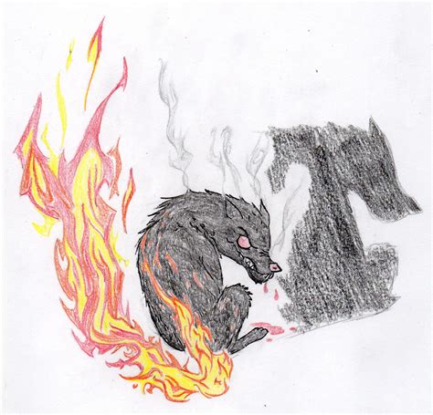 Flame Wolf By Artistephen On Deviantart