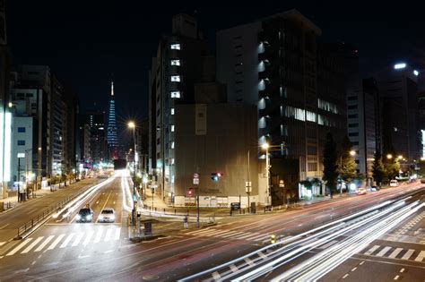 Tapety Japonsko pouliční osvětlení město ulice panoráma města