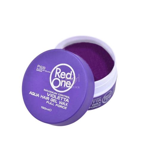 Red One Violetta Aqua Hair Gel Wax 150 Ml Pearl Cosmetics Sl