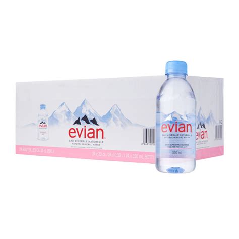 Evian Mineral Water 24 X 330ml Axton