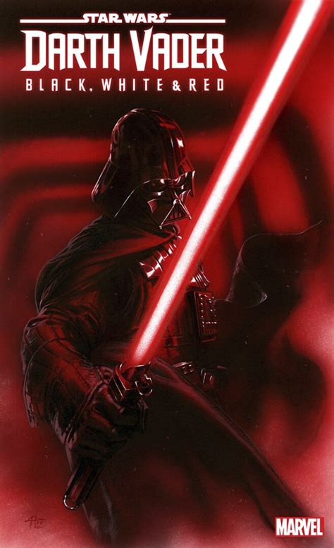 Marvels Star Wars Darth Vader Black White And Red Revealed