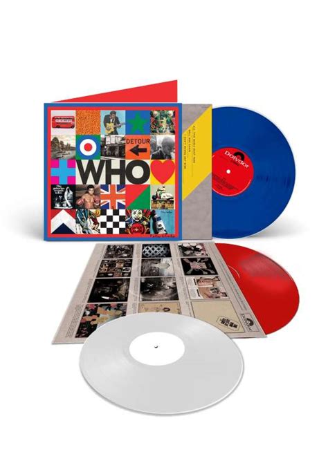 The Who Who 180g Limited Edition Lp 1 Blue Vinyllp 2 White