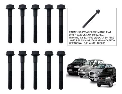 Jg Parafuso P Cabecote Motor Fiat Idea V Fire Parcelamento Sem