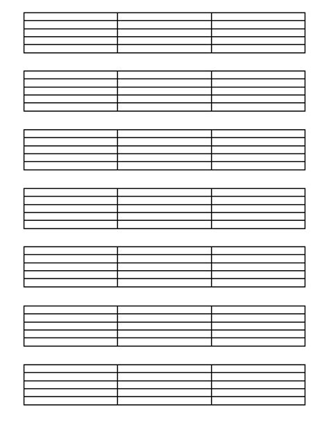 Blank Sheet Tab Guitar Strings