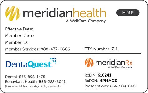 Insurance benefit card or the policy (if you have any other health insurance). Michigan Information | Meridian