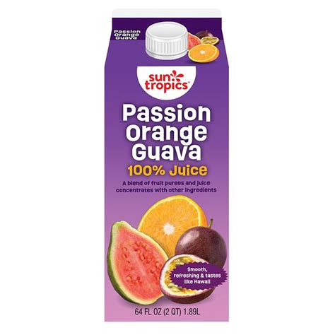 Sun Tropics Pog Passion Orange Guava Juice 64oz — Mandela Grocery