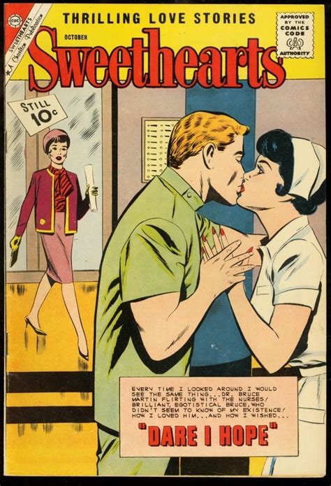 Sweethearts 62 Nurse Kiss Cover Charlton Romance Ebay Vintage