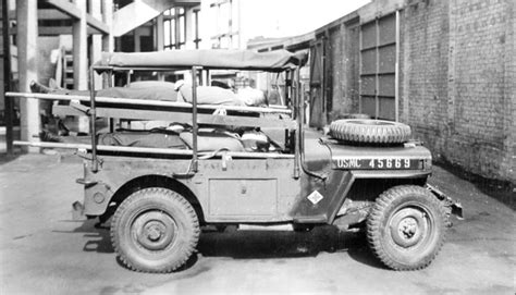 Historic Photos Of The Wwii Usmc Holden Jeep Ambulance