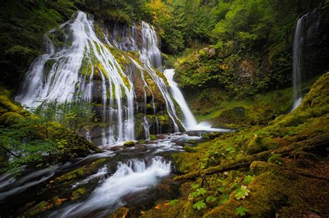 Photos Nature Waterfalls Forests Moss 2048x1363