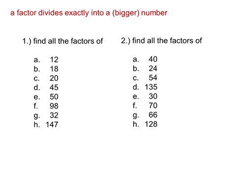Median Don Steward Mathematics Teaching Factors Of Numbers And Number