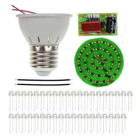 New Energy Saving 38 Leds Lamps Diy Kits Electronic Suite 1 Set Review
