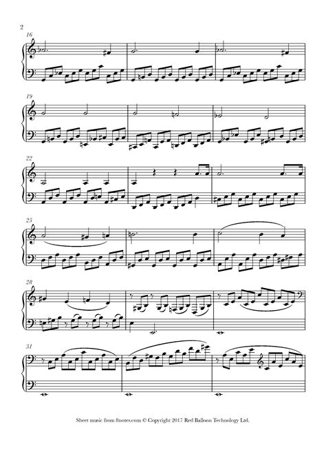 Beethoven Moonlight Sonata 1st Mvt Sheet Music For Piano