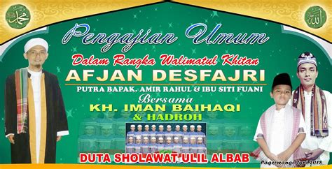 Download Contoh Banner Walimatul Khitan Dengan Photo Arie Cellular