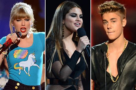 Watch Taylor Swift’s Epic Reaction To Justin Bieber Selena Gomez Kissing At The Billboard