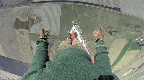 Adventurer Climbs 1500feet To The Top Of The Worlds Tallest Tv Tower