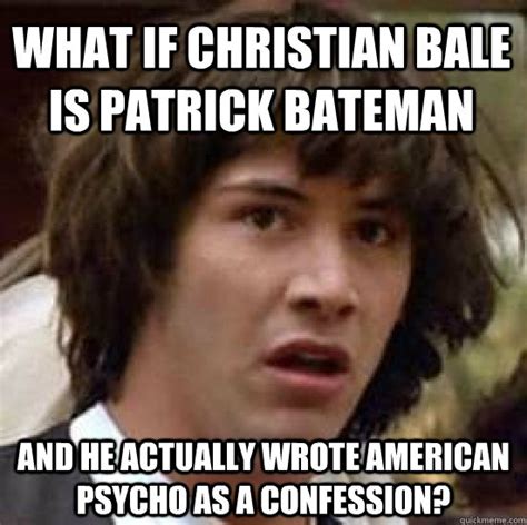 Pride month at pierce & pierce (american psycho cards scene). what if Christian bale is patrick bateman and he actually ...