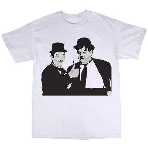 Laurel And Hardy T Shirt 100 Cotton Another Fine Mess Sons Of The Desert Atoll K Ebay