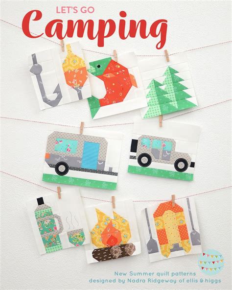 The Cover Of Lets Go Camping With Pictures Of Campers And Trees On