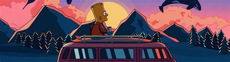 1235x338 Resolution The Simpsons 2022 1235x338 Resolution Wallpaper