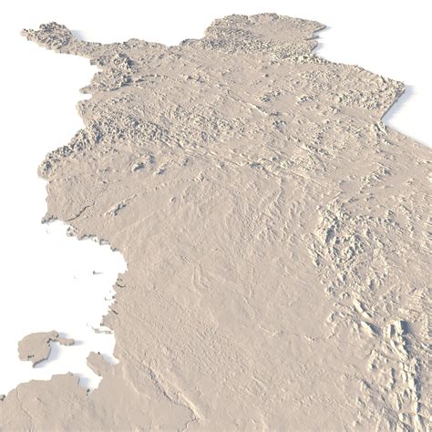 High Polygon 3D Model Of Finland In STL Format File Size 740 MB ZIP