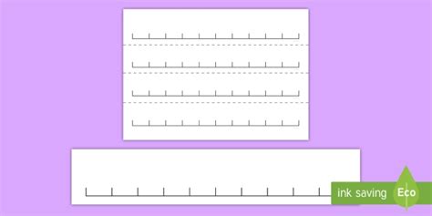 Blank Number Line To 10 Twinkl Maths Resources