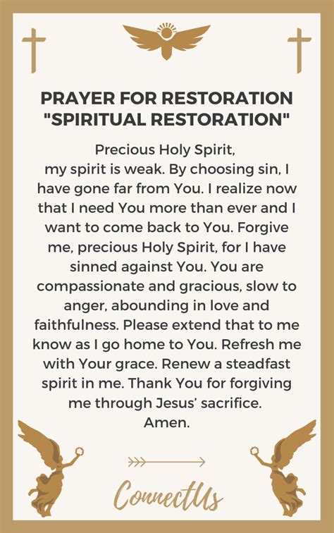 10 Strong Prayers For Restoration Connectus