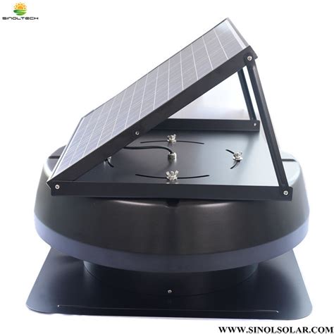 14 Inch 40w Solar Powered Green House Ventilation Fan Pv Adjustable