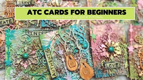 Atc Cards For Beginners Youtube