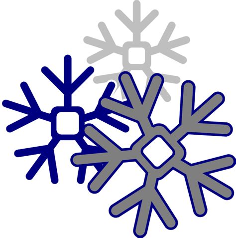 Edited Snowflake Clip Art At Vector Clip Art Online