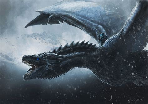 Night King Dragon Art Wallpaper Hd Artist 4k Wallpapers Images And