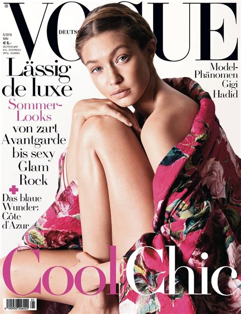 Gigi Hadid Vogue Germany May 2016 Cover