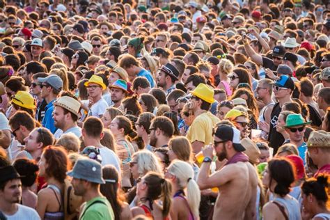 Large Crowd Of People At A Summer Festival Editorial Photo Image Of