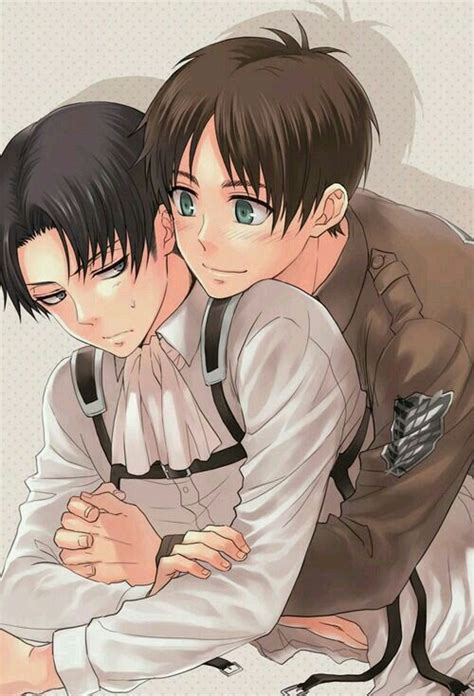 Eren X Levi Shingeki No Kyojin Attack On Titan Kyojin Ereri