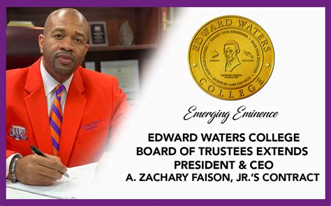 Edward Waters College Board Of Trustees Extends President And Ceo A