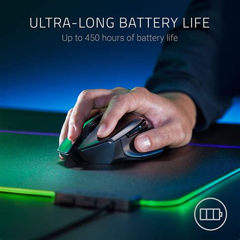 It measures 5.11 x 2.36 x 1.65 inches (l x w x h) and weighs 2.9 ounces if you exclude the battery. Razer Basilisk X Hyperspeed Wireless Gaming Mouse ...