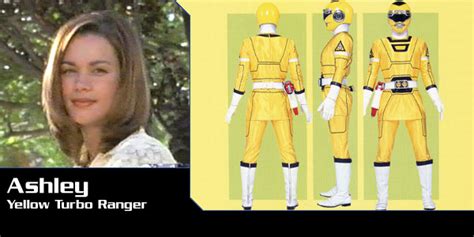 Ashley Hammond Yellow Turbo Ranger Power Rangers Turbo