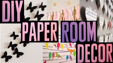 10 Diy Paper Room Decor Ideas Paper Room Decor Easy Diy Room Decor
