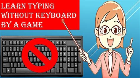 You may try a typing program called. Activity for learning typing without keyboard by a game ...