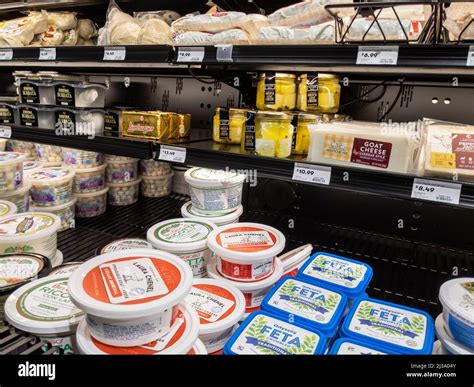 Supermarket Cheese Display Hi Res Stock Photography And Images Alamy