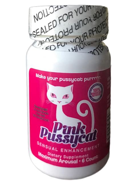 Pink Pussycat Sensual Enhancement Pills 6 Counts Per Bottle Dr Johns Online