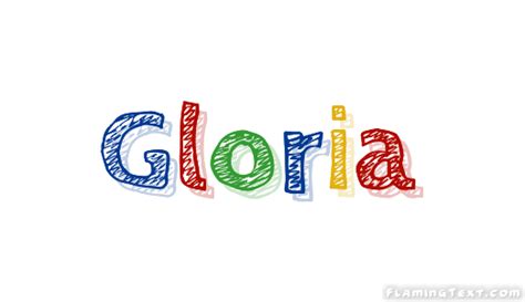 Gloria Logo Outil De Conception De Nom Gratuit à Partir De Texte