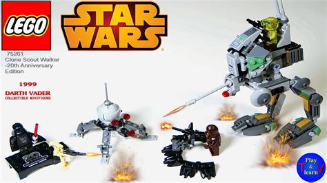 Lego Star Wars Clone Scout Walker 20th Anniversary Edition Set 75261