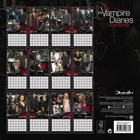 Vampire Diaries Calendars 2021 On Ukposterseuroposters