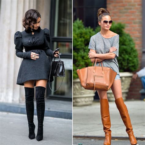 Celebrities Wearing Over The Knee Boots Pictures