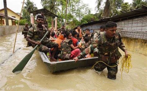 Heavy Rainfall Floods Landslides Kill Over 150 Across India 50 Lakh People Affected In Assam