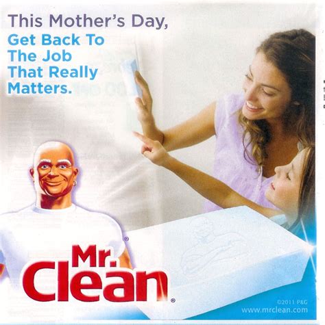 This Advertisement For Mr Clean Is An Example Of Gender Stereotyping It Is Saying That The