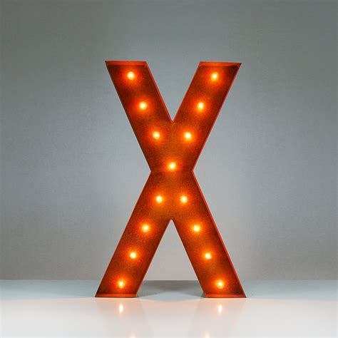 Letter X - Vintage Marquee Lights - Touch of Modern