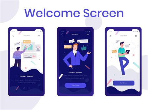 Welcome Screen Concept For Ios Search By Muzli